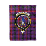 Plaid Blanket Montgomery Modern Clan Crest Badge Tartan Blanket Scottish Plaid Throw Blanket Tartan Plaid Fleece Blanket