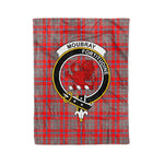 Plaid Blanket Moubray Clan Crest Badge Tartan Blanket Scottish Plaid Throw Blanket Tartan Plaid Fleece Blanket