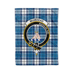 Plaid Blanket Muirhead Blue Clan Crest Badge Tartan Blanket Scottish Plaid Throw Blanket Tartan Plaid Fleece Blanket