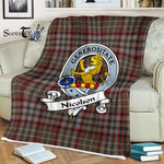 Plaid Blanket Nicolson Hunting Weathered Clan Badge Tartan Blanket Scottish Blue Plaid Throw Blanket Tartan Plaid Fleece Blanket, tartan blanket, plaid blanket, red plaid blanket, buffalo plaid blanket, green plaid blanket, plaid fleece blanket, blue plaid blanket, red tartan blanket, tartan plaid blanket, black and white plaid blanket, , christmas plaid blanket, orange plaid blanket, tartan plaid throw blanket, pink plaid blanket, brown plaid blanket, buffalo check blanket