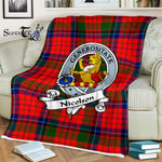 Plaid Blanket Nicolson Modern Clan Badge Tartan Blanket Scottish Blue Plaid Throw Blanket Tartan Plaid Fleece Blanket, tartan blanket, plaid blanket, red plaid blanket, buffalo plaid blanket, green plaid blanket, plaid fleece blanket, blue plaid blanket, red tartan blanket, tartan plaid blanket, black and white plaid blanket, , christmas plaid blanket, orange plaid blanket, tartan plaid throw blanket, pink plaid blanket, brown plaid blanket, buffalo check blanket