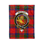 Plaid Blanket Nicolson Modern Clan Crest Badge Tartan Blanket Scottish Green Plaid Throw Blanket Tartan Plaid Fleece Blanket