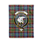 Plaid Blanket Norvel Clan Crest Badge Tartan Blanket Scottish Green Plaid Throw Blanket Tartan Plaid Fleece Blanket