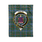 Plaid Blanket Ogilvie Hunting Ancient Clan Crest Badge Tartan Blanket Scottish Plaid Throw Blanket - Scotstee Shop