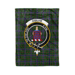 Plaid Blanket Ogilvie Hunting Clan Crest Badge Tartan Blanket Scottish Plaid Throw Blanket Tartan Plaid Fleece Blanket