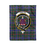 Plaid Blanket Ogilvie Hunting Modern Clan Crest Badge Tartan Blanket Scottish Plaid Throw Blanket Tartan Plaid Fleece Blanket