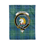 Plaid Blanket Oliphant Ancient Clan Crest Badge Tartan Blanket Scottish Plaid Throw Blanket Tartan Plaid Fleece Blanket