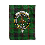 Plaid Blanket Orrock Clan Crest Badge Tartan Blanket Scottish Plaid Throw Blanket Tartan Plaid Fleece Blanket