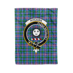 Plaid Blanket Pitcairn Clan Crest Badge Tartan Blanket Scottish Plaid Throw Blanket Tartan Plaid Fleece Blanket
