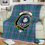 Plaid Blanket Pitcairn Clan Crest Badge Tartan Blanket Scottish Plaid Throw Blanket Tartan Plaid Fleece Blanket