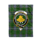 Plaid Blanket Pringle Clan Crest Badge Tartan Blanket Scottish Plaid Throw Blanket Tartan Plaid Fleece Blanket