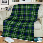 Plaid Blanket Purves Tartan Blanket Scottish Plaid Throw Blanket Tartan Plaid Fleece Blanket