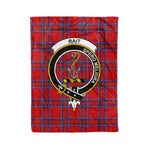 Plaid Blanket Rait Clan Crest Badge Tartan Blanket Scottish Plaid Throw Blanket Tartan Plaid Fleece Blanket