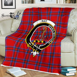 Plaid Blanket Rait Clan Crest Badge Tartan Blanket Scottish Plaid Throw Blanket Tartan Plaid Fleece Blanket