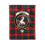Plaid Blanket Riddell Clan Crest Badge Tartan Blanket Scottish Plaid Throw Blanket Tartan Plaid Fleece Blanket