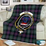 Plaid Blanket Rose Hunting Modern Clan Crest Badge Tartan Blanket Scottish Plaid Throw Blanket Tartan Plaid Fleece Blanket