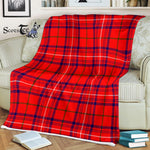 Plaid Blanket Rose Tartan Blanket Scottish Plaid Throw Blanket Tartan Plaid Fleece Blanket, Tartan Red Blanket, Plaid Red Blanket