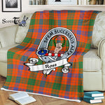 Plaid Blanket Ross Ancient Clan Badge Tartan Blanket Scottish Plaid Throw Blanket Tartan Plaid Fleece Blanket, tartan blanket, plaid blanket, red plaid blanket, buffalo plaid blanket, green plaid blanket, plaid fleece blanket, blue plaid blanket, red tartan blanket, tartan plaid blanket, black and white plaid blanket, , christmas plaid blanket, orange plaid blanket, tartan plaid throw blanket, pink plaid blanket, brown plaid blanket, buffalo check blanket