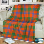 Plaid Blanket Ross Ancient Tartan Blanket Scottish Plaid Throw Blanket Tartan Plaid Fleece Blanket