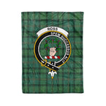 Plaid Blanket Ross Hunting Ancient Clan Crest Badge Tartan Blanket Scottish Plaid Throw Blanket Tartan Plaid Fleece Blanket