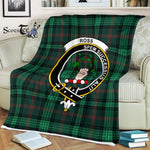 Plaid Blanket Ross Hunting Modern Clan Crest Badge Tartan Blanket Scottish Plaid Throw Blanket Tartan Plaid Fleece Blanket