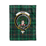 Plaid Blanket Ross Hunting Modern Clan Crest Badge Tartan Blanket Scottish Plaid Throw Blanket Tartan Plaid Fleece Blanket