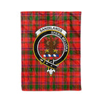 Plaid Blanket Sandilands Clan Crest Badge Tartan Blanket Scottish Plaid Throw Blanket Tartan Plaid Fleece Blanket