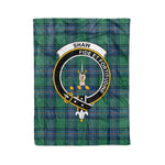 Plaid Blanket Shaw Of Tordarroch Ancient Clan Crest Badge Tartan Blanket Scottish Plaid Throw Blanket - Scotstee Shop