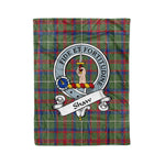 Plaid Blanket Shaw Of Tordarroch Green Modern Clan Badge Tartan Blanket Scottish Plaid Throw Blanket - Scotstee Shop