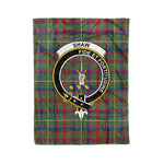Plaid Blanket Shaw Of Tordarroch Green Modern Clan Crest Badge Tartan Blanket Scottish Plaid Throw Blanket - Scotstee Shop