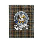 Plaid Blanket Stewart High Stewards Hunting Weathered Clan Badge Tartan Blanket Scottish Plaid Throw Blanket - Scotstee Shop