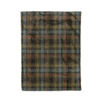 Plaid Blanket Stewart Hunting Weathered Tartan Blanket Scottish Plaid Throw Blanket Tartan Plaid Fleece Blanket