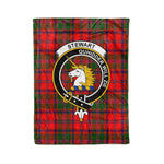Plaid Blanket Stewart of Appin Modern Clan Crest Badge Tartan Blanket Scottish Plaid Throw Blanket Tartan Plaid Fleece Blanket