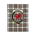 Plaid Blanket Stewart Stuart Of Bute Dress Ancient Clan Crest Badge Tartan Blanket Scottish Plaid Throw Blanket - Scotstee Shop