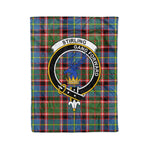 Plaid Blanket Stirling Of Cadder Clan Crest Badge Tartan Blanket Scottish Plaid Throw Blanket Tartan Plaid Fleece Blanket