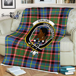 Plaid Blanket Stirling Of Keir Clan Crest Badge Tartan Blanket Scottish Plaid Throw Blanket Tartan Plaid Fleece Blanket