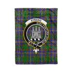 Plaid Blanket Strange Of Balcaskie Clan Crest Badge Tartan Blanket Scottish Plaid Throw Blanket Tartan Plaid Fleece Blanket