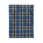 Plaid Blanket Thomson Blue Tartan Blanket Scottish Plaid Throw Blanket Tartan Plaid Fleece Blanket