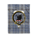 Plaid Blanket Tweedie Clan Crest Badge Tartan Blanket Scottish Plaid Throw Blanket Tartan Plaid Fleece Blanket