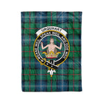 Plaid Blanket Urquhart Ancient Clan Crest Badge Tartan Blanket Scottish Plaid Throw Blanket Tartan Plaid Fleece Blanket
