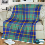 Plaid Blanket US Marine Tartan Blanket Scottish Plaid Throw Blanket Tartan Plaid Fleece Blanket