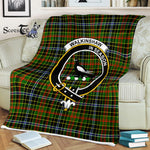Plaid Blanket Walkinshaw Clan Crest Badge Tartan Blanket Scottish Plaid Throw Blanket Tartan Plaid Fleece Blanket