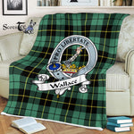 Plaid Blanket Wallace Ancient Clan Badge Tartan Blanket Scottish Plaid Throw Blanket Tartan Plaid Fleece Blanket, tartan blanket, plaid blanket, red plaid blanket, buffalo plaid blanket, green plaid blanket, plaid fleece blanket, blue plaid blanket, red tartan blanket, tartan plaid blanket, black and white plaid blanket, , christmas plaid blanket, orange plaid blanket, tartan plaid throw blanket, pink plaid blanket, brown plaid blanket, buffalo check blanket