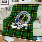 Plaid Blanket Wallace Hunting Clan Badge Tartan Blanket Scottish Plaid Throw Blanket Tartan Plaid Fleece Blanket, tartan blanket, plaid blanket, red plaid blanket, buffalo plaid blanket, green plaid blanket, plaid fleece blanket, blue plaid blanket, red tartan blanket, tartan plaid blanket, black and white plaid blanket, , christmas plaid blanket, orange plaid blanket, tartan plaid throw blanket, pink plaid blanket, brown plaid blanket, buffalo check blanket