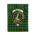 Plaid Blanket Wallace Hunting Clan Crest Badge Tartan Blanket Scottish Plaid Throw Blanket Tartan Plaid Fleece Blanket
