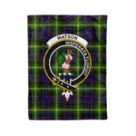 Plaid Blanket Watson Modern Clan Crest Badge Tartan Blanket Scottish Plaid Throw Blanket Tartan Plaid Fleece Blanket