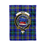 Plaid Blanket Weir Modern Clan Crest Badge Tartan Blanket Scottish Plaid Throw Blanket Tartan Plaid Fleece Blanket