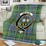 Plaid Blanket Whitelaw Ancient Clan Crest Badge Tartan Blanket Scottish Plaid Throw Blanket Tartan Plaid Fleece Blanket