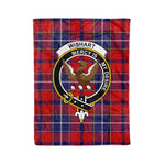 Plaid Blanket Wishart Dress Clan Crest Badge Tartan Blanket Scottish Plaid Throw Blanket Tartan Plaid Fleece Blanket