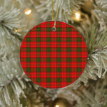 Plaid Christmas Ornaments Scottish Clan Adair Tartan Ornament,  ceramic ornament, personalized christmas ornaments, christmas tree ornaments, christmas door decorations, Plaid Ornament, Tartan Ceramic Ornament